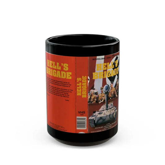 HELLS BRIGADE (VHS COVER) - Black Coffee Mug-15oz-Go Mug Yourself