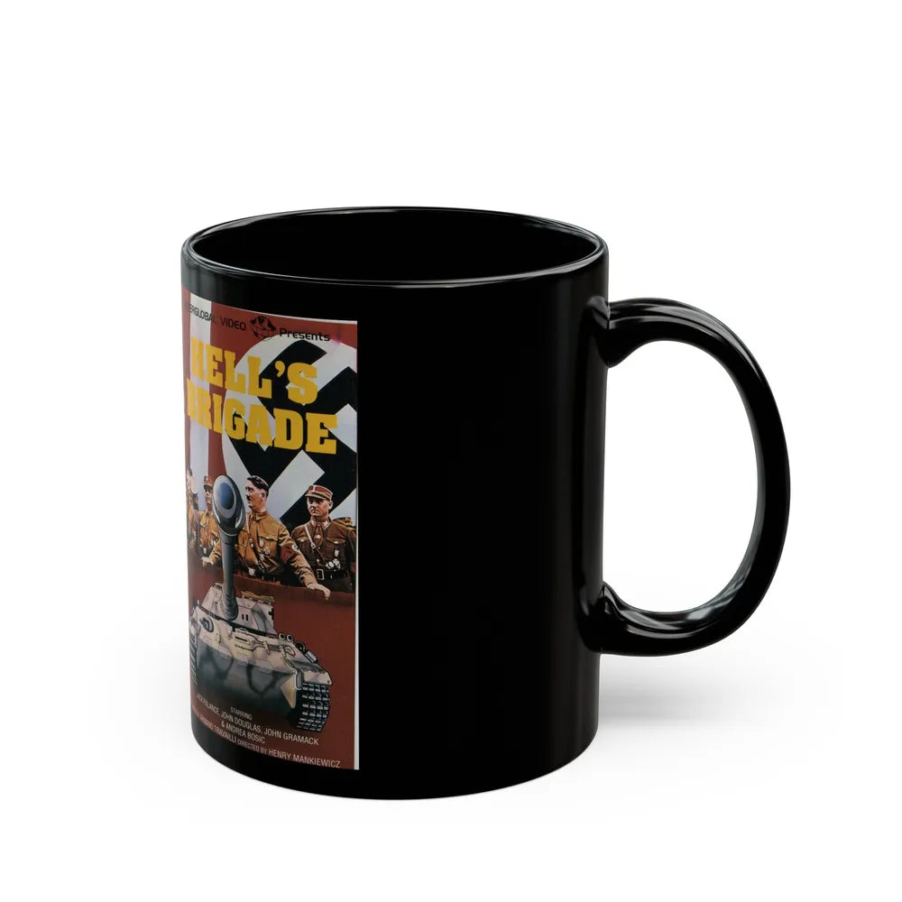 HELLS BRIGADE (VHS COVER) - Black Coffee Mug-Go Mug Yourself