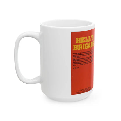 HELLS BRIGADE (VHS COVER) - White Coffee Mug-Go Mug Yourself