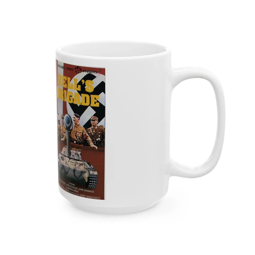 HELLS BRIGADE (VHS COVER) - White Coffee Mug-Go Mug Yourself