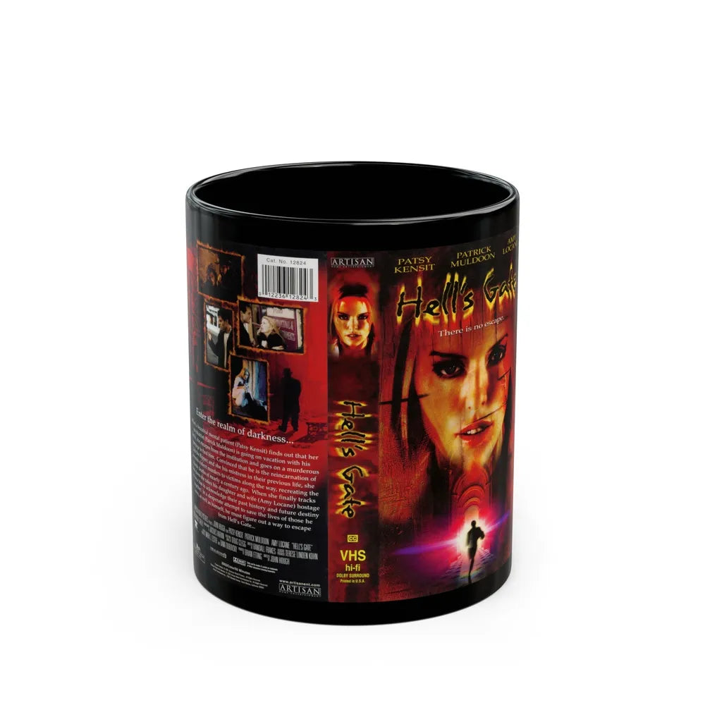 HELLS GATE (VHS COVER) - Black Coffee Mug-11oz-Go Mug Yourself