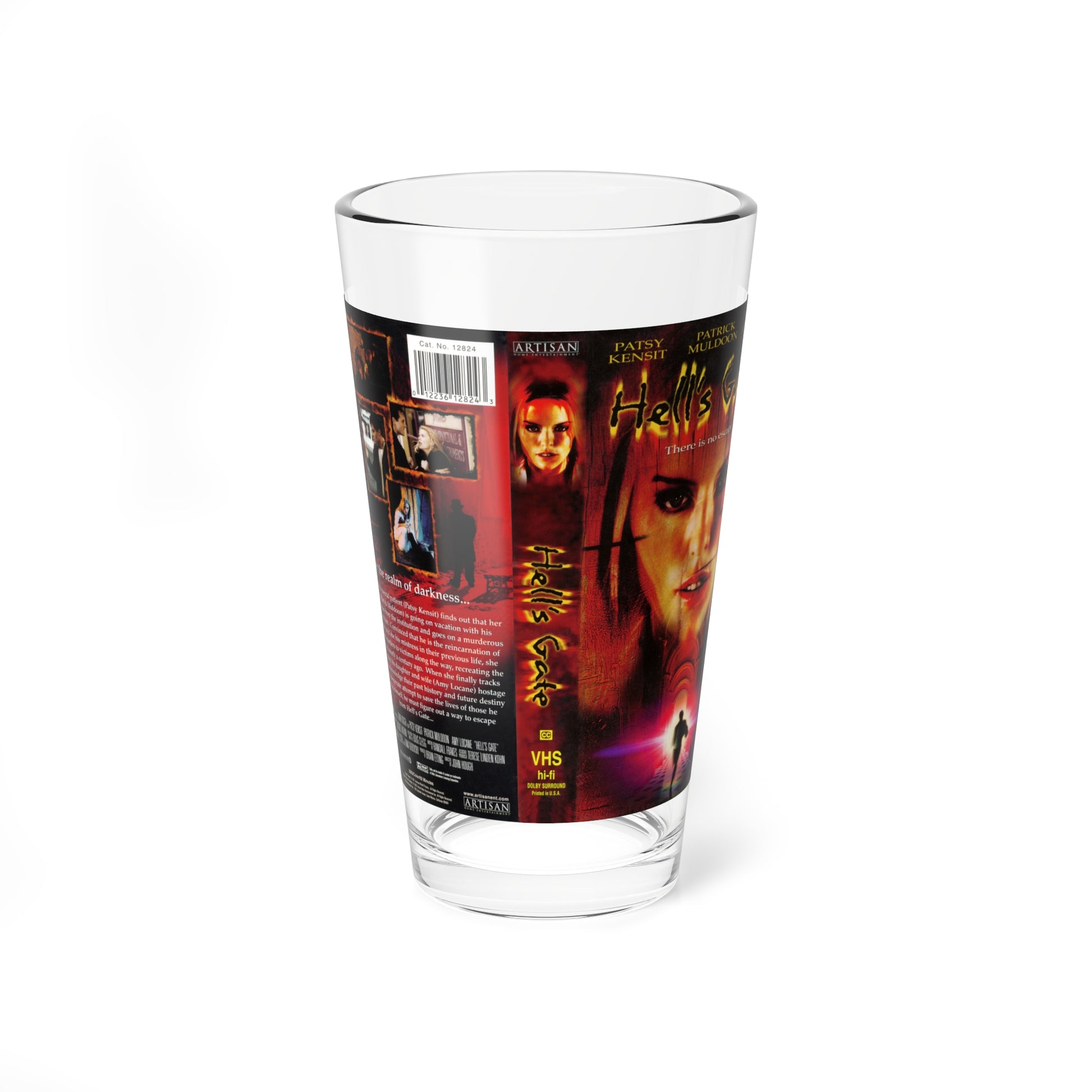 HELLS GATE (VHS COVER) Pint Glass 16oz-16oz-Go Mug Yourself