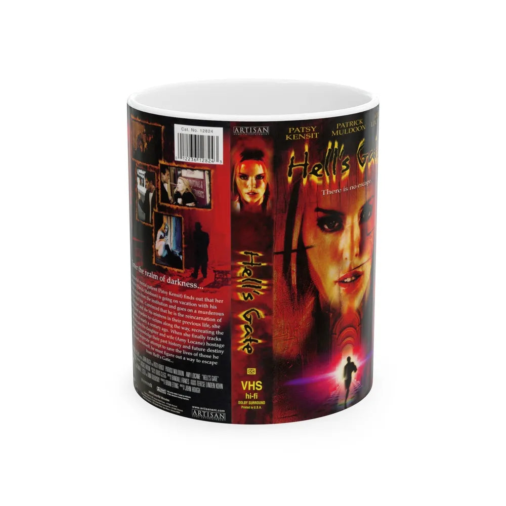 HELLS GATE (VHS COVER) - White Coffee Mug-11oz-Go Mug Yourself