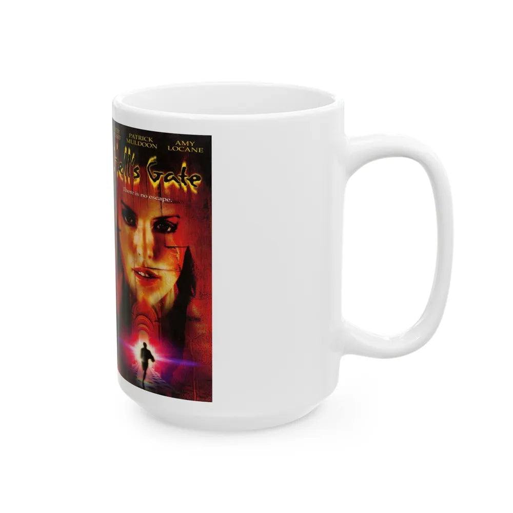 HELLS GATE (VHS COVER) - White Coffee Mug-Go Mug Yourself