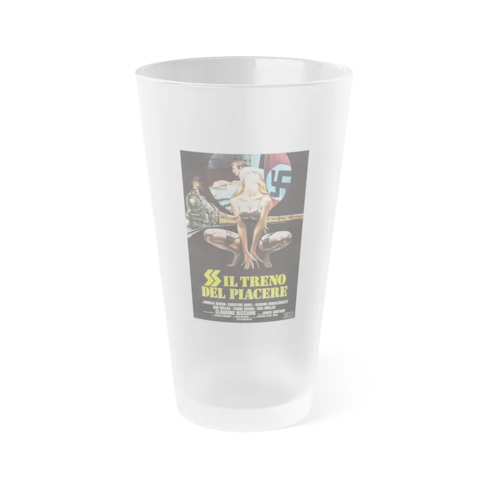 HELLTRAIN (SPECIAL TRAIN FOR HITLER) 2 1977 Movie Poster - Frosted Pint Glass 16oz-16oz-Frosted-Go Mug Yourself