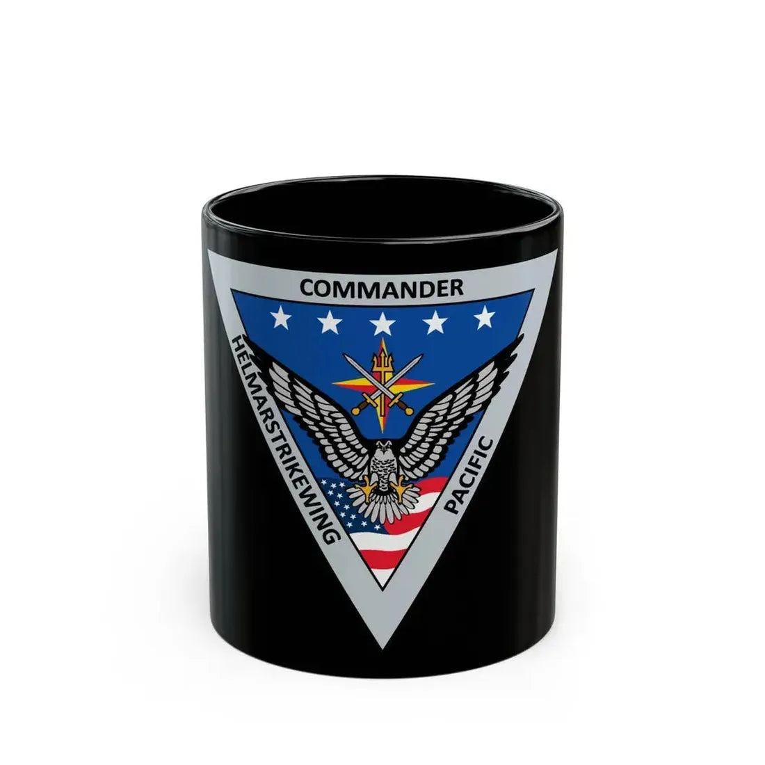 HELMARSTRIKEWING Pacific Helicopter Maritime Strike Wing (U.S. Navy) Black Coffee Mug 11oz - Go Mug Yourself
