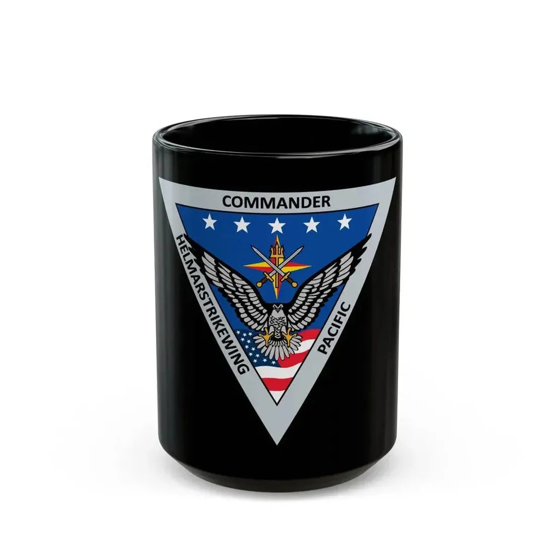 HELMARSTRIKEWING Pacific Helicopter Maritime Strike Wing (U.S. Navy) Black Coffee Mug 15oz - Go Mug Yourself