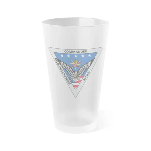 HELMARSTRIKEWING Pacific Helicopter Maritime Strike Wing (U.S. Navy) Frosted Pint Glass 16oz Default Title - Go Mug Yourself