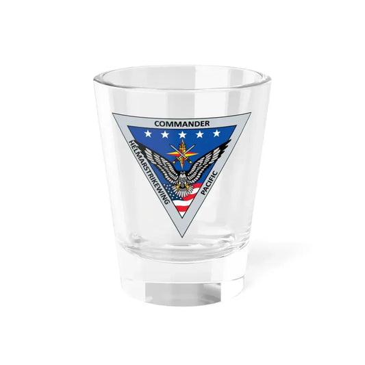 HELMARSTRIKEWING Pacific Helicopter Maritime Strike Wing (U.S. Navy) Shot Glass 1.5oz 1.5oz - Go Mug Yourself