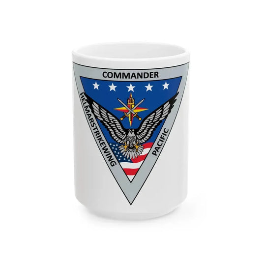 HELMARSTRIKEWING Pacific Helicopter Maritime Strike Wing (U.S. Navy) White Coffee Mug 15oz - Go Mug Yourself