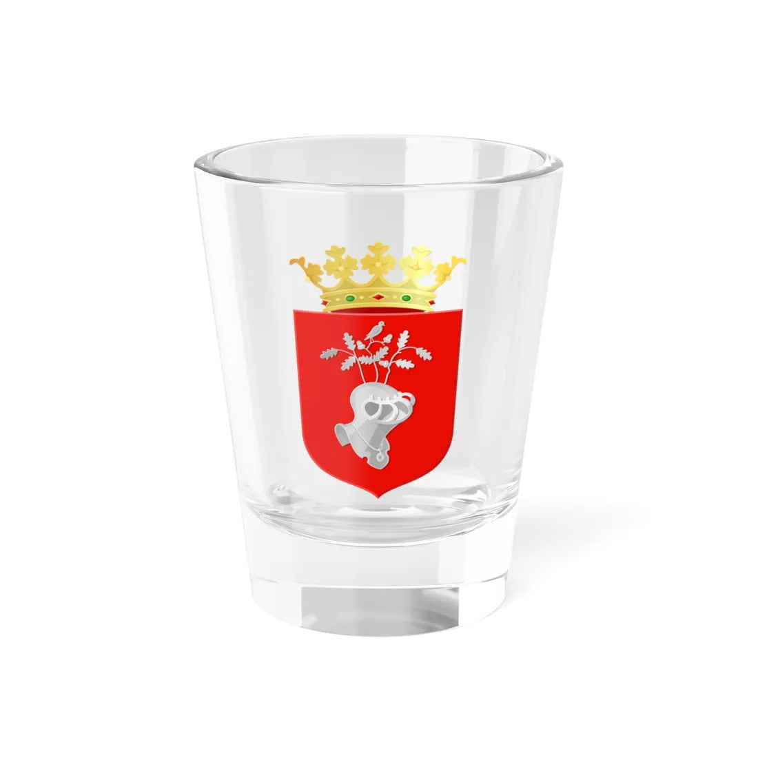 Helmond wapen (Netherlands) (Coat of Arms) Shot Glass 1.5oz 1.5oz - Go Mug Yourself