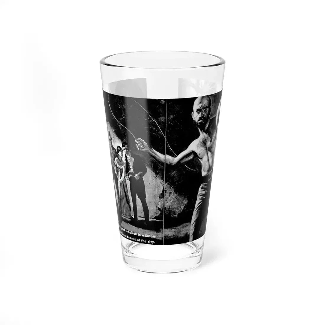Helpless Brides of the Lash in the Stone Hell, World of Men, November 1968 - Pint Glass 16oz 16oz - Go Mug Yourself