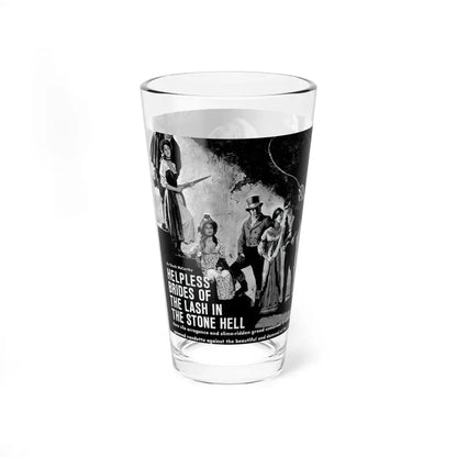 Helpless Brides of the Lash in the Stone Hell, World of Men, November 1968 - Pint Glass 16oz - Go Mug Yourself