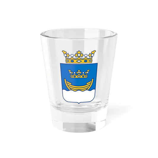 Helsingin vaakuna yläkruunullinen (Finland) (Coat of Arms) Shot Glass 1.5oz 1.5oz - Go Mug Yourself