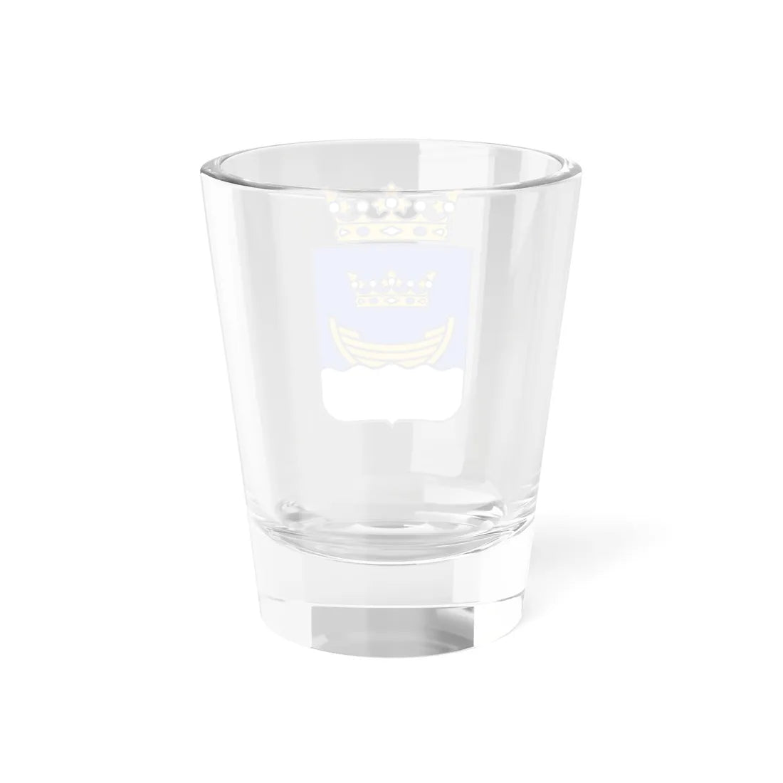 Helsingin vaakuna yläkruunullinen (Finland) (Coat of Arms) Shot Glass 1.5oz - Go Mug Yourself