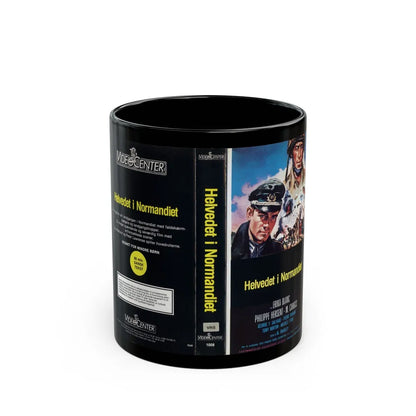 HELVEDET I NORMANDIET (VHS COVER) - Black Coffee Mug-11oz-Go Mug Yourself