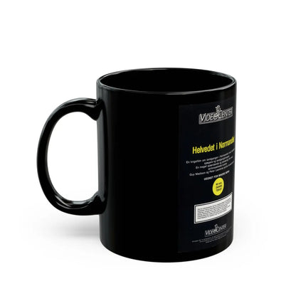 HELVEDET I NORMANDIET (VHS COVER) - Black Coffee Mug-Go Mug Yourself