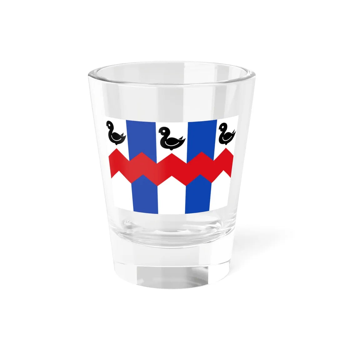 Hemiksem vlag (Belgium) Shot Glass 1.5oz 1.5oz - Go Mug Yourself