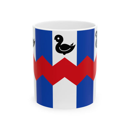 Hemiksem vlag (Belgium) White Coffee Mug-11oz-Go Mug Yourself