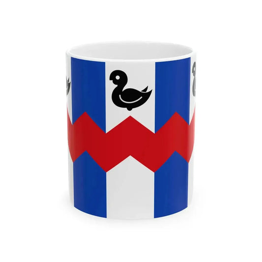 Hemiksem vlag (Belgium) White Coffee Mug 11oz - Go Mug Yourself