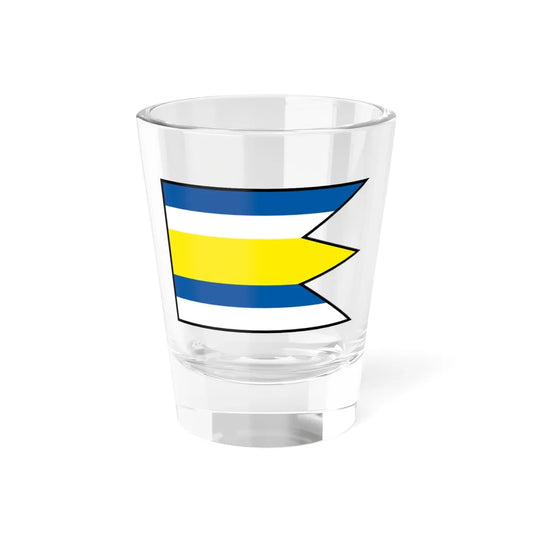Hencovce Vranov Nad Toplou Flag (Slovakia) Shot Glass 1.5oz 1.5oz - Go Mug Yourself