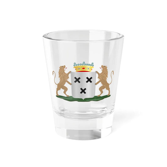 Hendrik-Ido-Ambacht wapen (Netherlands) (Coat of Arms) Shot Glass 1.5oz 1.5oz - Go Mug Yourself