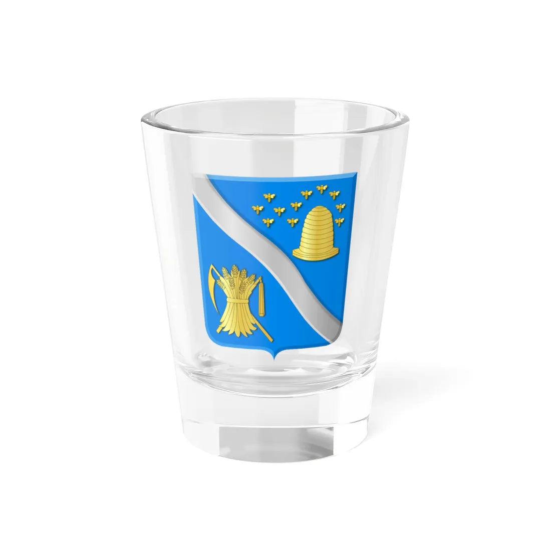 Hengelo Overijssel wapen (Netherlands) (Coat of Arms) Shot Glass 1.5oz 1.5oz - Go Mug Yourself