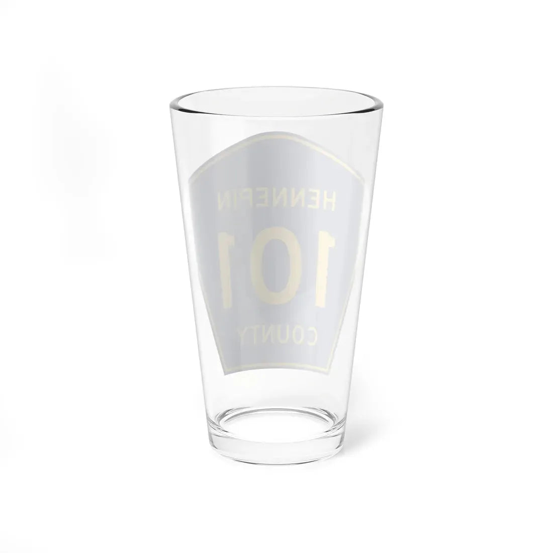 Hennepin County 101 (Minnesota) (Road Sign) Pint Glass 16oz - Go Mug Yourself