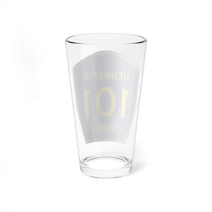 Hennepin County 101 (Minnesota) (Road Sign) Pint Glass 16oz - Go Mug Yourself