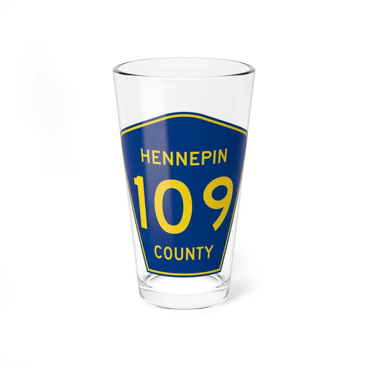 Hennepin County 109 (Minnesota) (Road Sign) Pint Glass 16oz 16oz - Go Mug Yourself