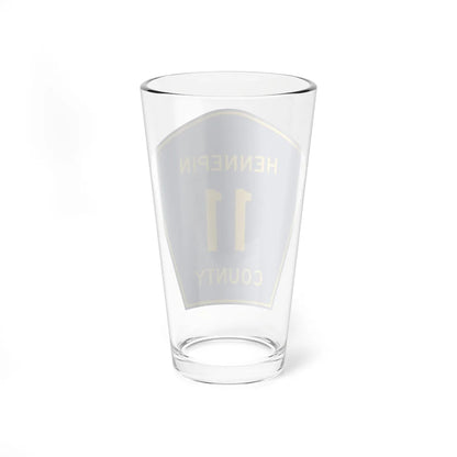 Hennepin County 11 (Minnesota) (Road Sign) Pint Glass 16oz - Go Mug Yourself
