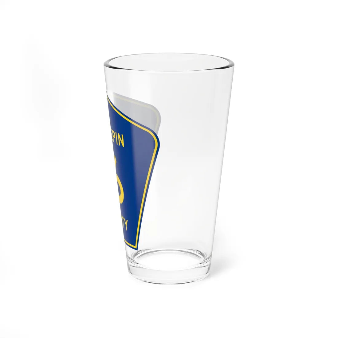 Hennepin County 16 (Minnesota) (Road Sign) Pint Glass 16oz - Go Mug Yourself