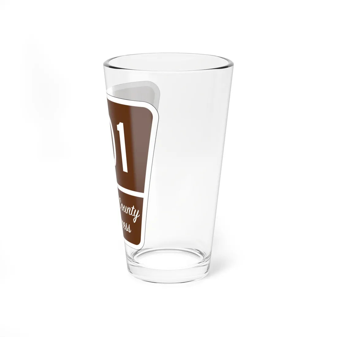 Hennepin County 201 MN (Minnesota) (Road Sign) Pint Glass 16oz - Go Mug Yourself