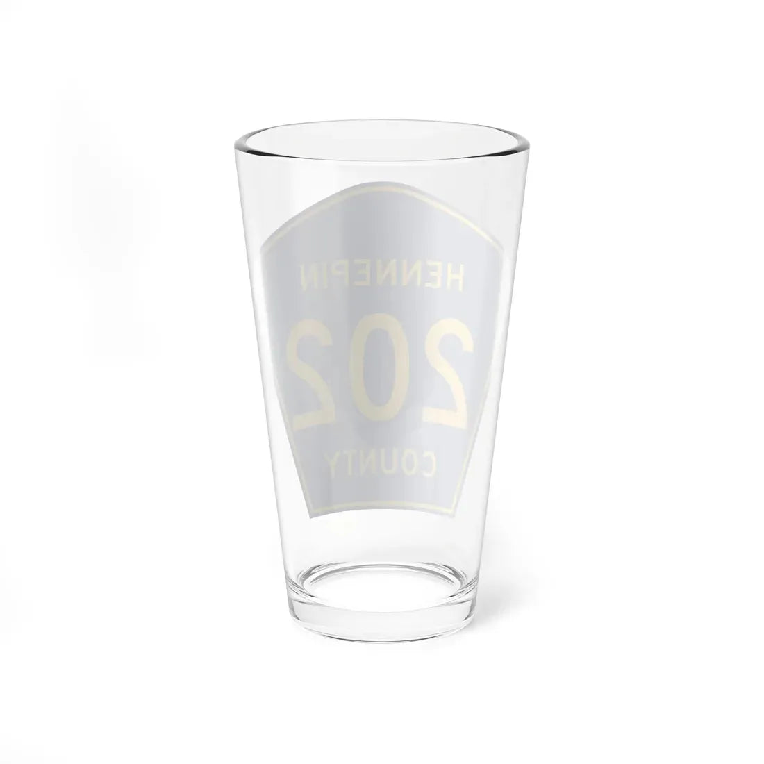 Hennepin County 202 (Minnesota) (Road Sign) Pint Glass 16oz - Go Mug Yourself