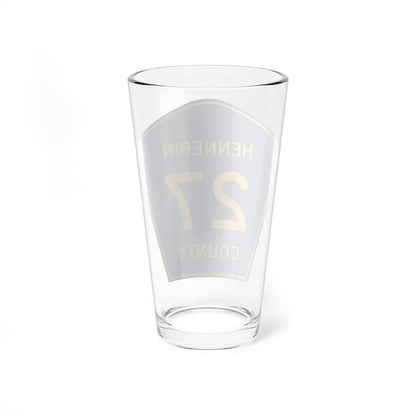 Hennepin County 27 (Minnesota) (Road Sign) Pint Glass 16oz - Go Mug Yourself