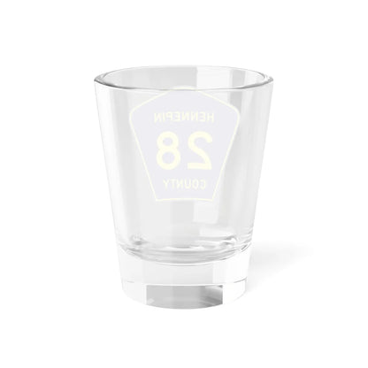 Hennepin County 28 (Minnesota) (Road Sign) Shot Glass 1.5oz - Go Mug Yourself