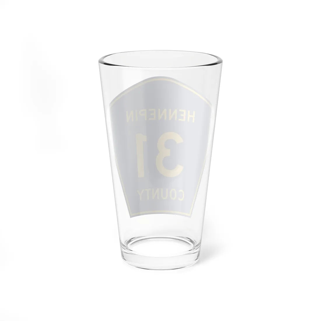 Hennepin County 31 (Minnesota) (Road Sign) Pint Glass 16oz - Go Mug Yourself