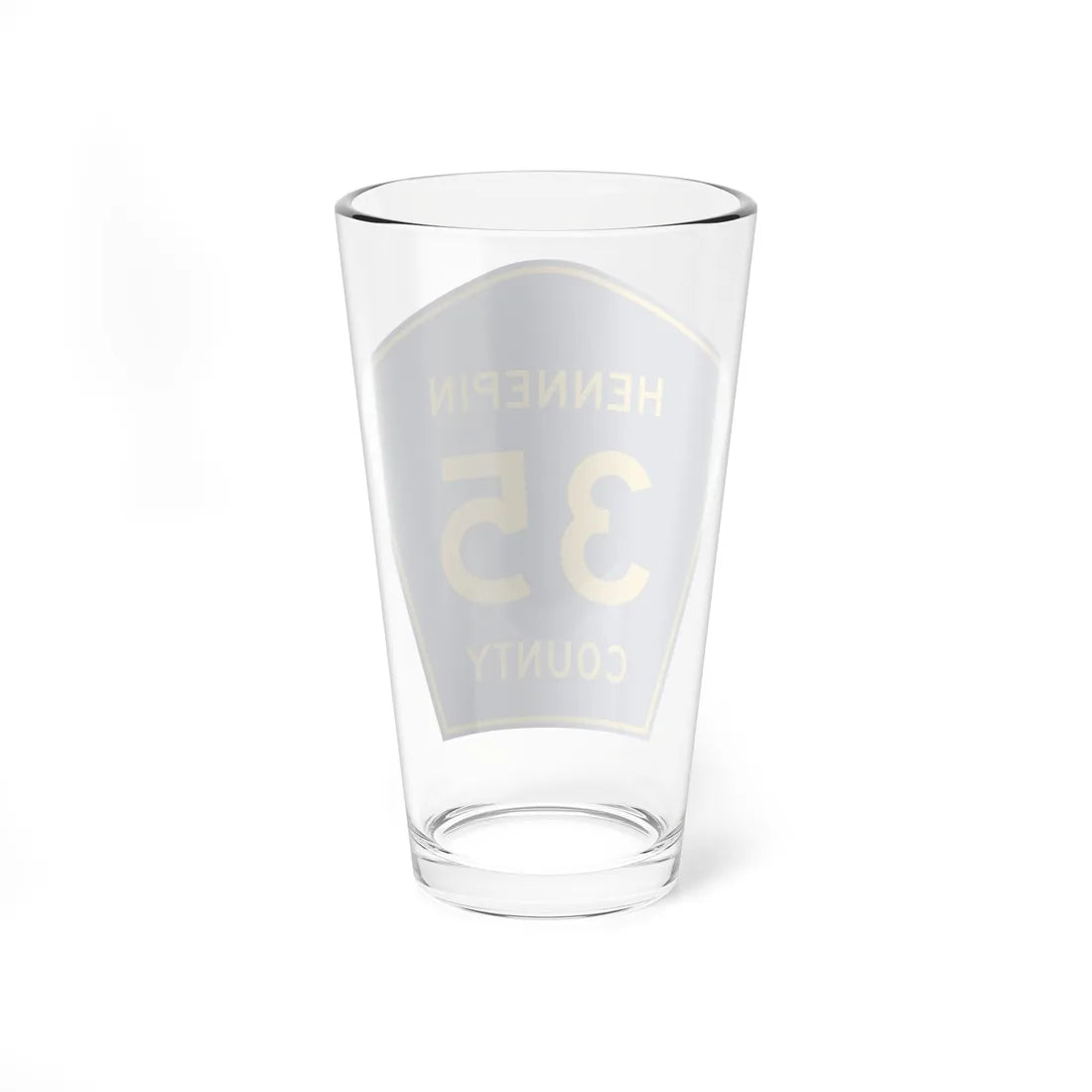 Hennepin County 35 (Minnesota) (Road Sign) Pint Glass 16oz - Go Mug Yourself