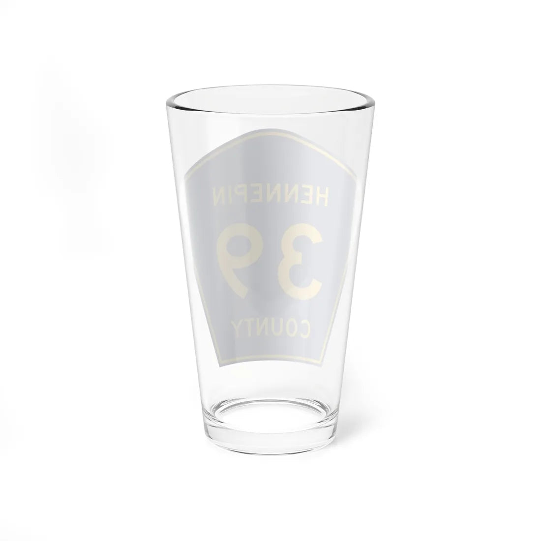 Hennepin County 39 (Minnesota) (Road Sign) Pint Glass 16oz - Go Mug Yourself