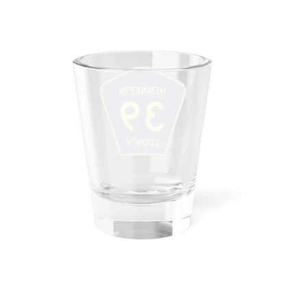 Hennepin County 39 (Minnesota) (Road Sign) Shot Glass 1.5oz - Go Mug Yourself