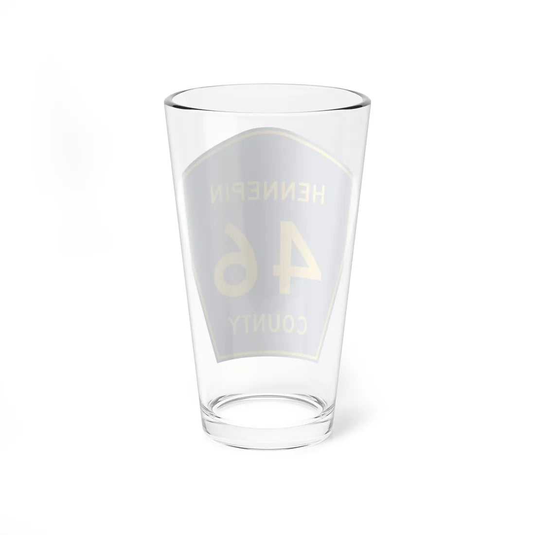 Hennepin County 46 (Minnesota) (Road Sign) Pint Glass 16oz - Go Mug Yourself