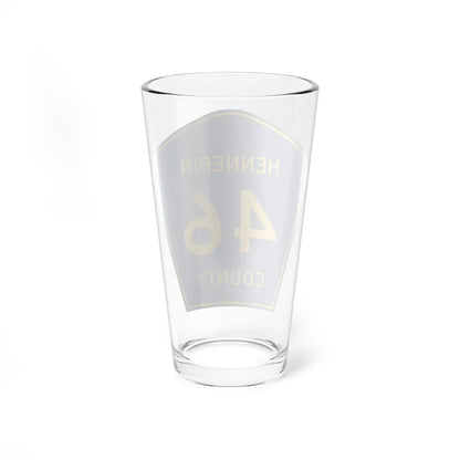 Hennepin County 46 (Minnesota) (Road Sign) Pint Glass 16oz - Go Mug Yourself