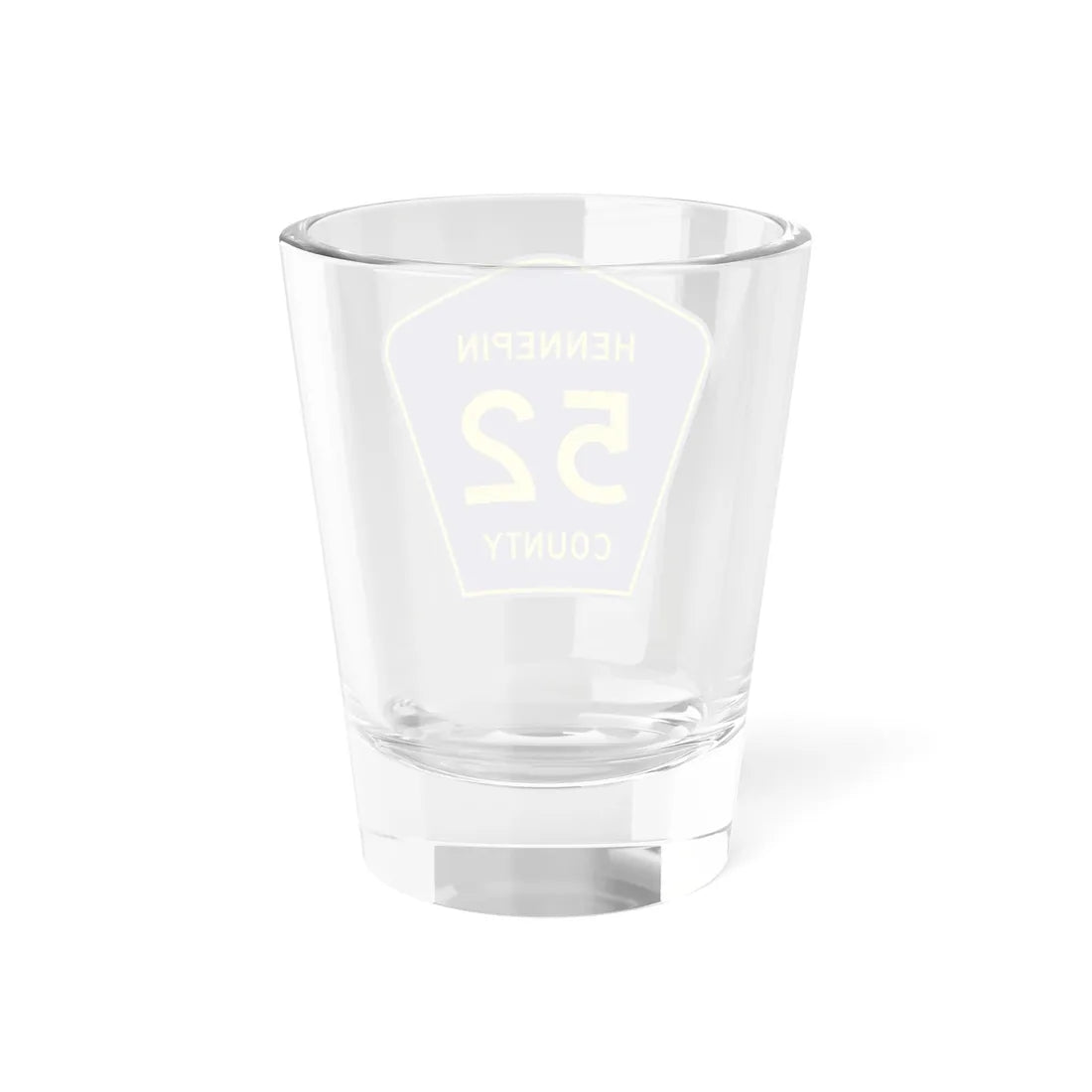 Hennepin County 52 (Minnesota) (Road Sign) Shot Glass 1.5oz - Go Mug Yourself