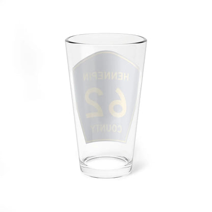 Hennepin County 62 (Minnesota) (Road Sign) Pint Glass 16oz - Go Mug Yourself