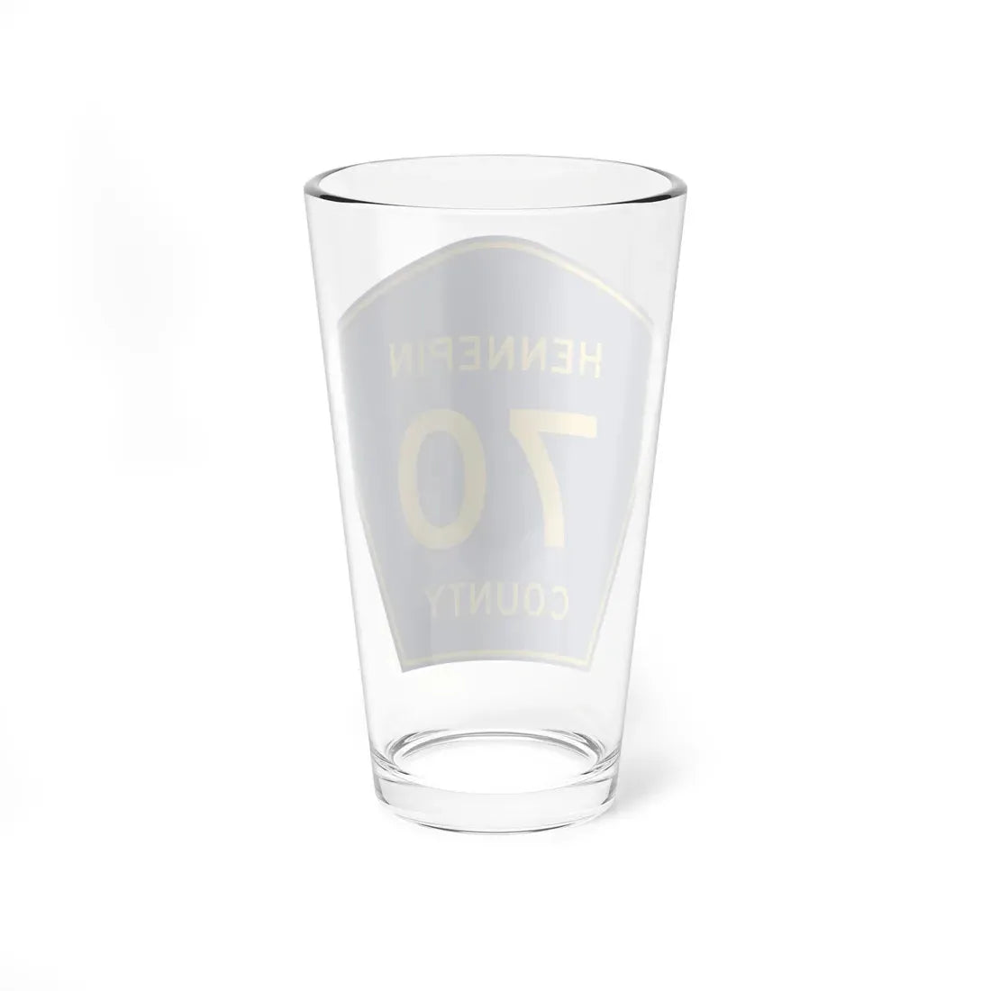 Hennepin County 70 (Minnesota) (Road Sign) Pint Glass 16oz - Go Mug Yourself