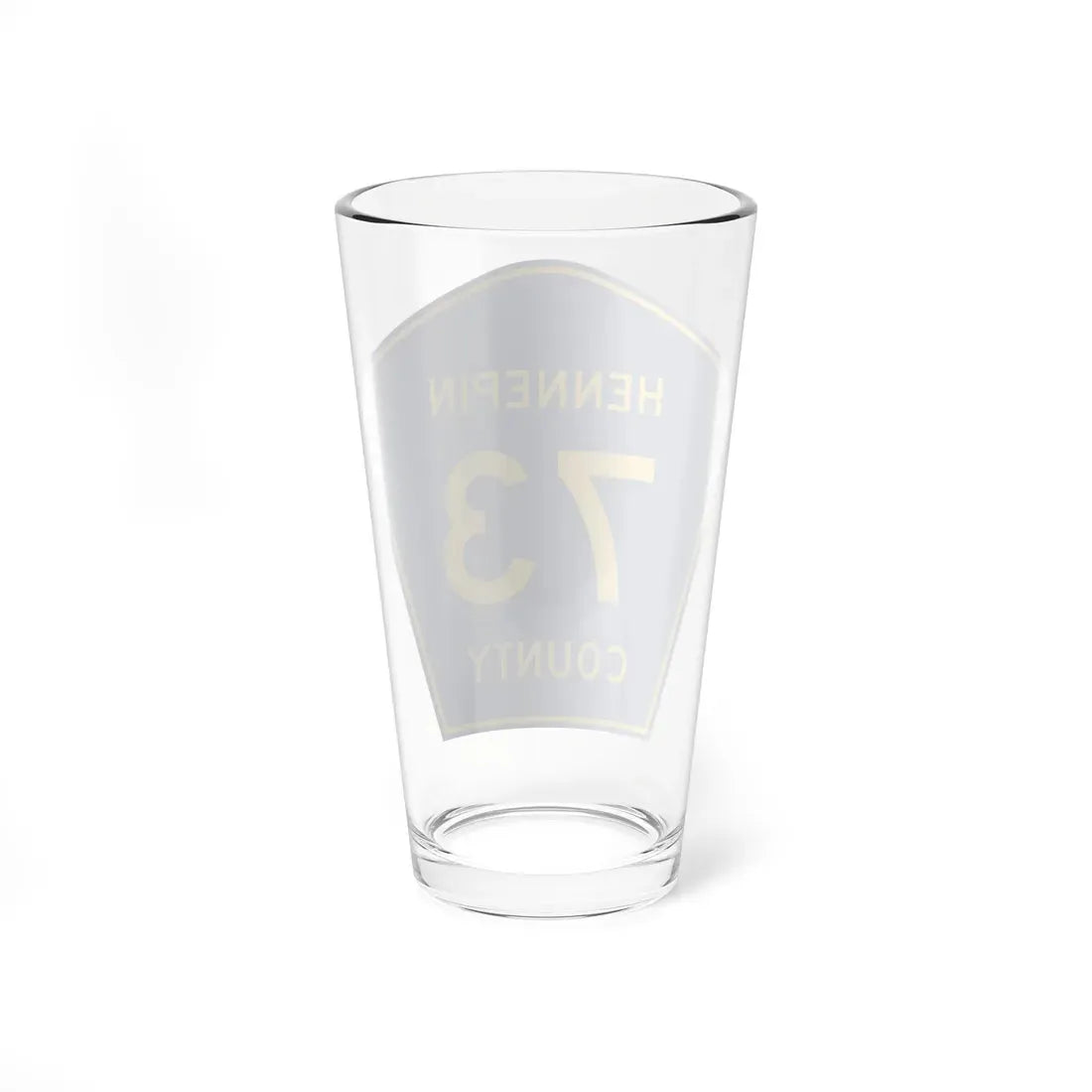 Hennepin County 73 (Minnesota) (Road Sign) Pint Glass 16oz - Go Mug Yourself