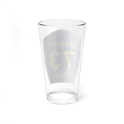 Hennepin County 73 (Minnesota) (Road Sign) Pint Glass 16oz - Go Mug Yourself