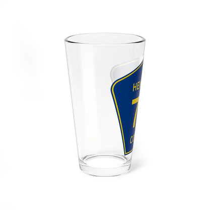 Hennepin County 73 (Minnesota) (Road Sign) Pint Glss 16oz - Go Mug Yourself