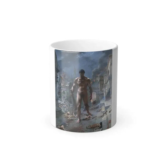 Henri-Camille Danger (1857-1937) Scourge - oil on canvas 1901 wb - Color Changing Mug 11oz 11oz - Go Mug Yourself