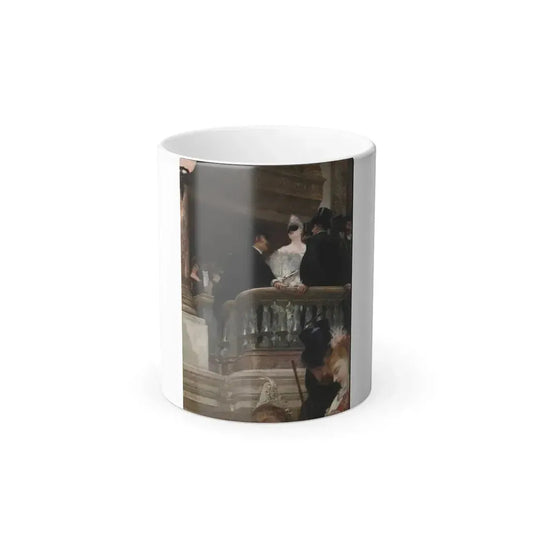 Henri Gervex (1852-1929) Masked Ball at the Opera, Paris - Oil on Canvas 1886 - Color Changing Mug 11oz 11oz - Go Mug Yourself